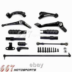 04-13 Forward Control Foot Pegs Levers Linkages For Harley Sportster XL 1200 883