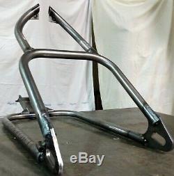04-up Harley XL/Sportster Weld-on Hardtail, 4 Stretch, Curved Seat, 250 Width