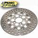 11.5 Rear Floating Disc Rotor Polished Stainless Steel 79-99 Harley Fl Fx Xl