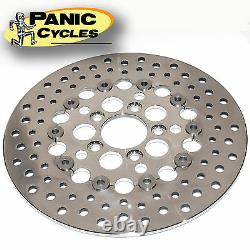 11.5 Rear Floating Disc Rotor Polished Stainless Steel 79-99 Harley Fl Fx XL