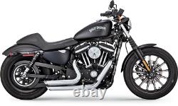 17229 Vance & Hines Exhaust Chrome Shortshots Staggered Harley Davidson XL