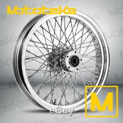 18x3.5 60 Spoke Rear Wheel For Harley Softail Fatboy Deluxe Heritage 1984-1999