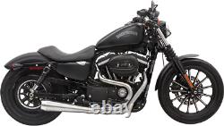 2009-2020 for Harley Iron 883 XLN Road Rage 3 Exhaust Stainless Steel'04-'20 XL