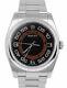 2012 Rolex Oyster Perpetual 116000 Harley 36mm Black Orange Concentric Watch