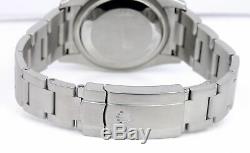 2012 Rolex Oyster Perpetual 116000 Harley 36mm Black Orange Concentric Watch