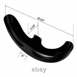 23 Wrap Unpainted Front Fender For Harley Electra Road King Street Glide Bagger