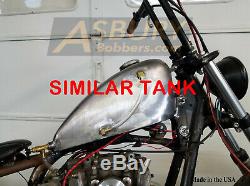 2.4 Gallon Peanut Gas Tank Harley Chopper Bobber. With sight tube 58-78