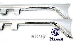 36 Fishtail None Baffle Exhaust Slip On Mufflers 2017-UP for Harley Touring