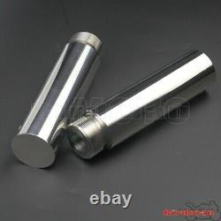 39mm Fork Tube 5in Extension Steel For Harley Dyna Glide Sportster XL883 1200