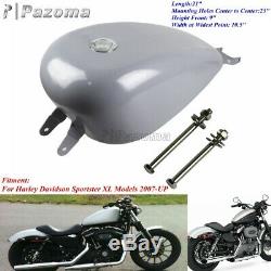 3.3 Gallon Motorcycle EFI Gas /Fuel Tank For 2007-UP Harley Sportster XL Custom