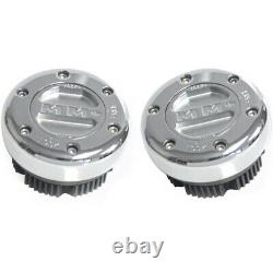 449S/S Mile Marker Set of 2 Locking Hubs New for F350 Truck F450 Ford F-350 Pair