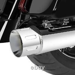 4 Slip-On Mufflers Dual Exhaust Fit For Harley Touring Street Glide 1995-16 14