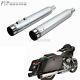 4 In Roaring Series Slip-on Mufflers Exhaust For Harley Touring Road King 95-17
