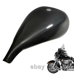 5'' Extended 4.7 Gallon Fuel Gas Tank Fit For Harley Touring Street Glide Custom