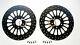 Black Dna Super Spoke Dual Fronts 11.5 Rotors Harley Touring 2000-2007 Withbolts