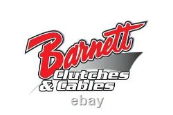 Barnett SS Clear Coated Idle Cruise Cable Ape +8 in Harley Road King 2002-2007