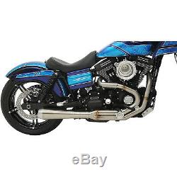 Bassani 1D1SS Road Rage III 2-Into-1 Exhaust System Harley FXD Dyna 91-17