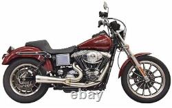 Bassani 1D5SS Ripper 2n1 Exhaust System Stainless Steel Harley Dyna FXDL 91-05