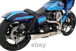 Bassani 4Megaphone Road Rage 3 Exhaust for 91-17 Harley Dyna FXD FXDWG FXDB