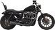 Bassani Black 2-1 Road Rage Megaphone Exhaust For 04-21 Harley Sportster Xln