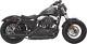 Bassani Black Firepower Slip On Exhaust Mufflers For 14-19 Harley Sportster Xl