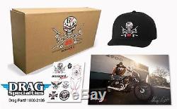 Bassani Greg Lutzka Edition Exhaust 2 into 1 Pipe Harley Dyna Stainless Steel SS