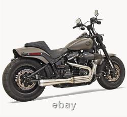 Bassani Road Rage 2-into-1 Stainless Exhaust For Harley-Davidson Softail 1S92SS