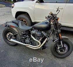 Bassani Road Rage 3 Megaphone 2 Into 1 Stainless Exhaust Pipe 18+ Harley Softail