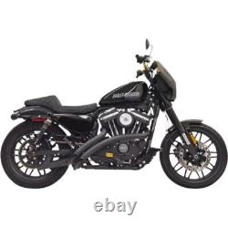 Bassani Xhaust Radial Sweepers Black Exhaust System Harley XL 1200C/CX/T 14-20