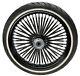 Black 21 3.5 Mammoth Evo 52 Spoke Front Wheel Tire Package 00-07 Harley Touring