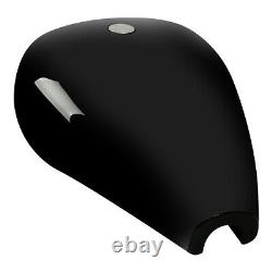 Black 4.7gal. Stretched 4.7 Gallon Gas Fuel Tank Fit For Harley Bobber Choppers