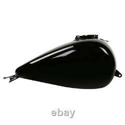 Black 6gal. Gallon Fuel Gas Tank Fit For Harley Touring Street Glide 2008-2022
