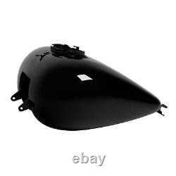 Black 6gal. Gallon Fuel Gas Tank Fit For Harley Touring Street Glide 2008-2022