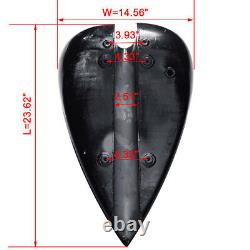 Black Custom 5 Stretched 4.5 Gallon 4.5gal. Fuel Gas Tank Fit For Harley Touring