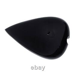 Black Custom 5 Stretched 4.5 Gallon 4.5gal. Fuel Gas Tank Fit For Harley Touring