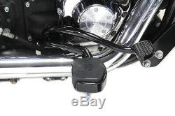 Black Further Forward Mid-Control Kit for Harley Davidson 06-17 fxd 14-17 fxdl