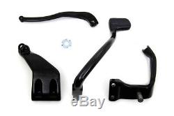 Black Further Forward Mid-Control Kit, for Harley Davidson, by V-Twin