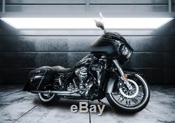 Black Harley Fat Spoke Wheel 21x3.5 Nova Fat Fits Softail Models 2000-present