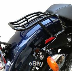 Black Solo Detachable Luggage Rack For Harley Sportster 1200 Iron 883 2004-2017