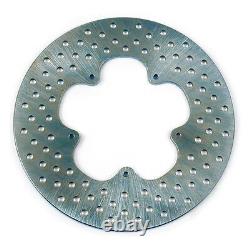 Brake Disc 11,5 Perforated, Stainless Steel F. Harley Davidson Fx, XL With
