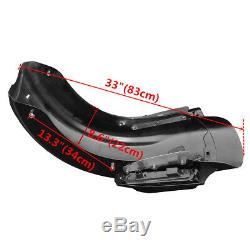 CVO Rear Fender with Red/Smoke/Orange LED Light For Harley Touring Road King 14-19