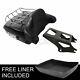 Chopped Trunk Tour Pak Pack Backrest +luggage Rack For Harley Touring