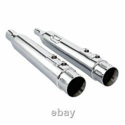 Chrome Dual Exhaust Muffler Slip-on For Harley Road King Special FLHRXS 18-20