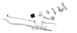 Chrome Forward Controls Control Kit Stock Length witho Pegs 2006-2017 Harley Dyna