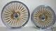 Dna Mammoth Fat 52 Gold Spoke Wheels 23x3.5 16x3.5 Softail Or Touring Harley