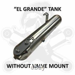 Dirty Air El Grande Stainless Steel Tank Rear Front 17x3 200psi Harley Touring