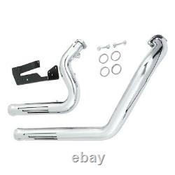 Dual Exhaust Mufflers Pipe For Harley Davidson Sportster XL 1200 883 2004-2013