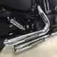 Dual Pipes Muffler Exhaust For Harley Davidson Sportster Xl 1200 883 2004-2013