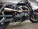 Exhaust Pipes, Stainless Steel Tig Harley Sportster 883/1200, Megaphone