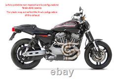 Exhaust Zard Steel-steel-carbon App. Harley Davidson Xr 1200 2009-12